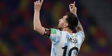 Lionel Messi va por dos récords en la Copa América. (AP)