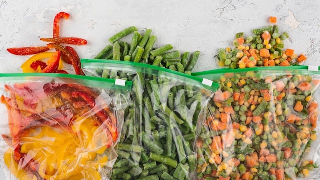 Cómo congelar frutas y verduras y que duren meses.