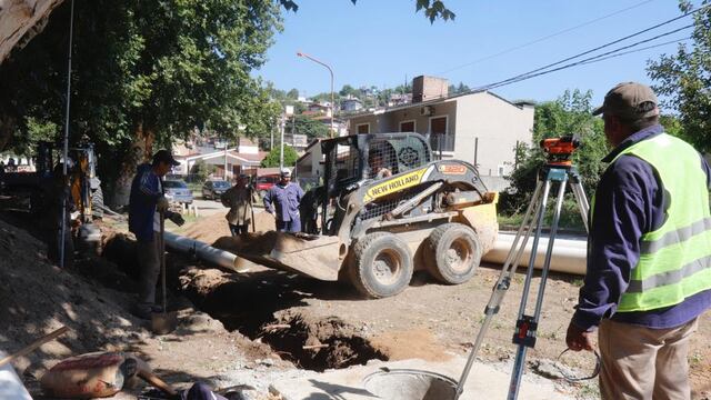 Avanzan con los cloacas en Carlos Paz