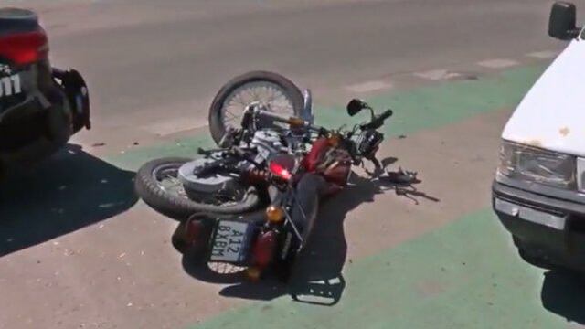 Choque en zona oeste