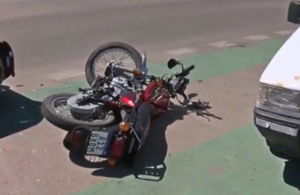 Murió un motociclista tras un fuerte choque en zona oeste