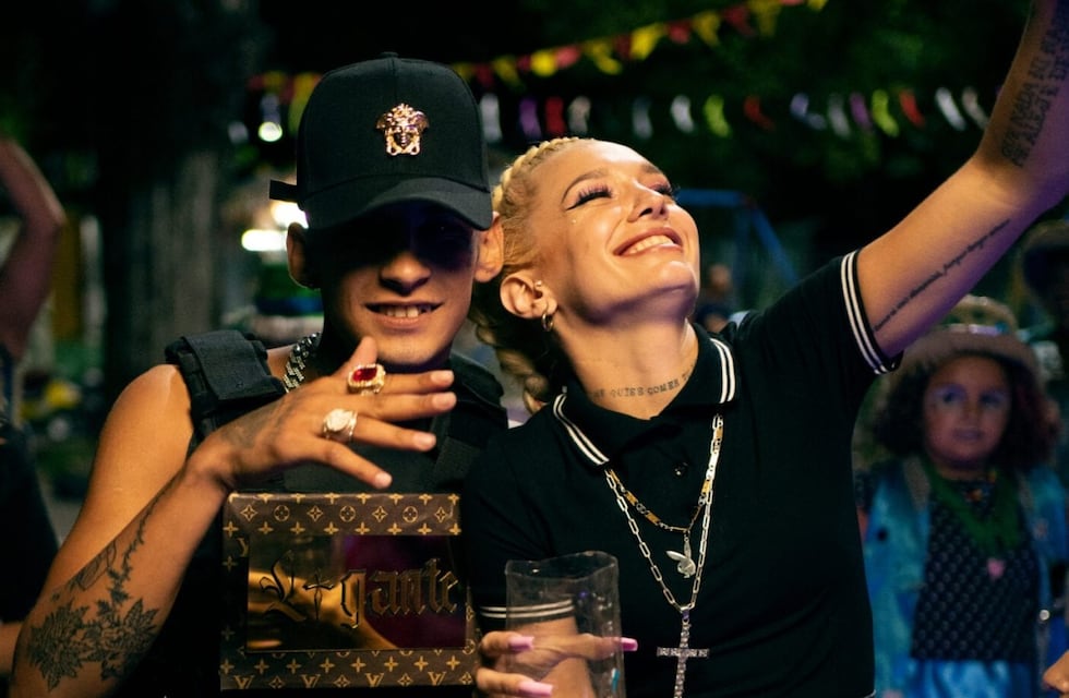 La Joaqui mostró su apoyo a L-Gante en redes con un video muy particular