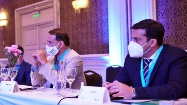 Durante la reunión en la que se designó a San Luis presidente del Ente Cuyo del Consejo Federal de Turismo.Gentileza NDSL