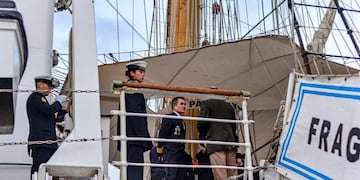 Destacan el trabajo de la Fragata ARA Libertad