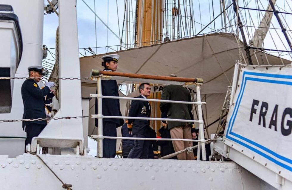 Destacan el trabajo de la Fragata ARA Libertad