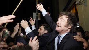 Javier Milei, candidato a presidente por La Libertad Avanza. Foto: Clarín.