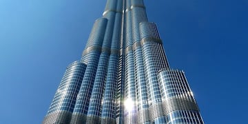 La cúpula del Burj Khalifa.