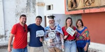 El flamante licenciado enfatizó en la perseverancia para lograr las metas.