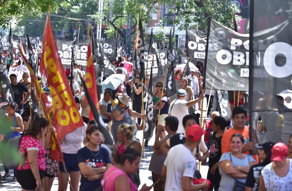 El Polo Obrero volvió a las calles de Córdoba este 2023 y el tránsito fue un caos