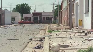 Así quedó Río Tercero tras la explosión. (La Voz/Archivo)