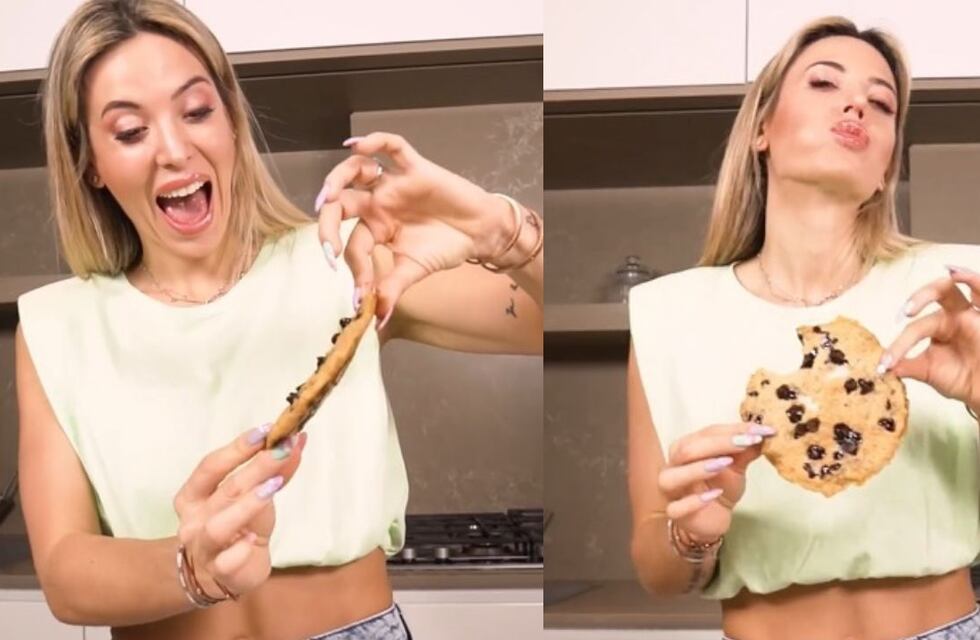 Las galletas fit con chips de chocolate y sin horno de Jesica Cirio para una merienda saludable