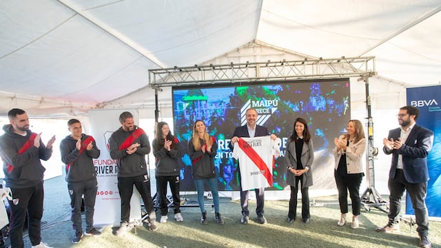 Maipú, la Fundación River y BBVA apoyan la formación deportiva
