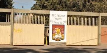Inseguridad en la escuela técnica Santa María de Oro, del distrito homónimo de Rivadavia.