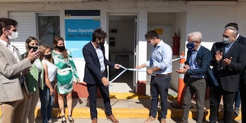 Habilitaron una base operativa de control de tránsito en la Ruta Nacional N° 34, a la altura del peaje en la ciudad de San Vicente