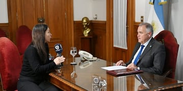 El gobernador analizó el impacto de las elecciones en Buenos Aires, cuestionó la fragilidad económica nacional y defendió el orden fiscal de la provincia.