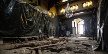 Hallan restos históricos de la ciudad bajo el Museo Estevez. (Municipalidad de Rosario)