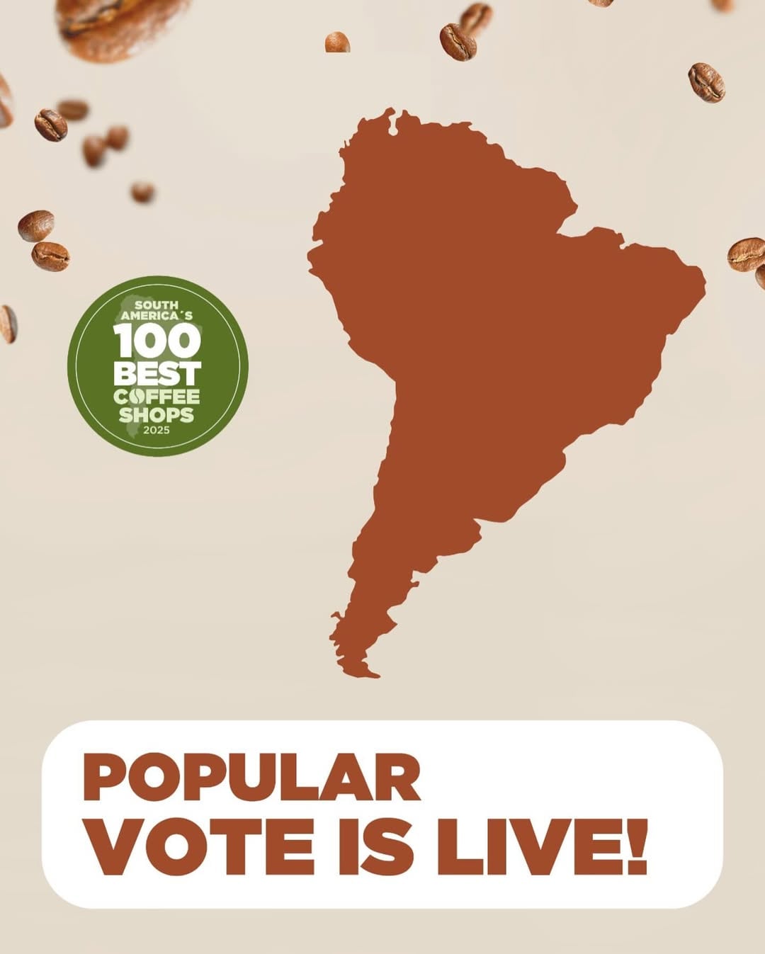 La votación de las mejores cafeterías de Sudamérica ya comenzó y vos podés participar.
