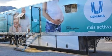 Ushuaia: la Unidad Sanitaria Móvil