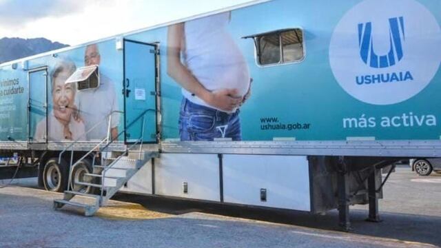 Ushuaia: la Unidad Sanitaria Móvil