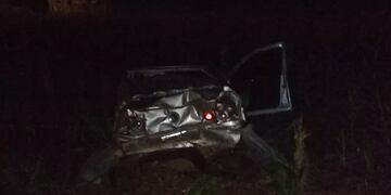 San Vicente: siniestro vial dejó como saldo a dos personas heridas. Policía de Misiones