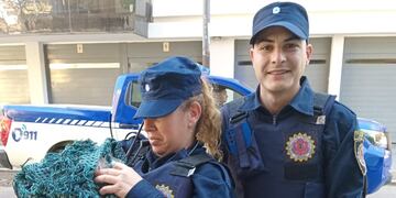Los héroes de la joven madre que dio a luz a siete meses de embarazo.