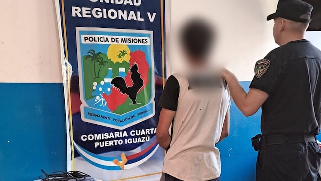 Detienen a un joven y recuperan objetos robados en Puerto Iguazú.