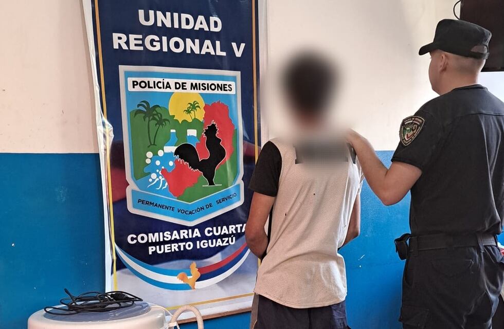 Detienen a un joven y recuperan objetos robados en Puerto Iguazú