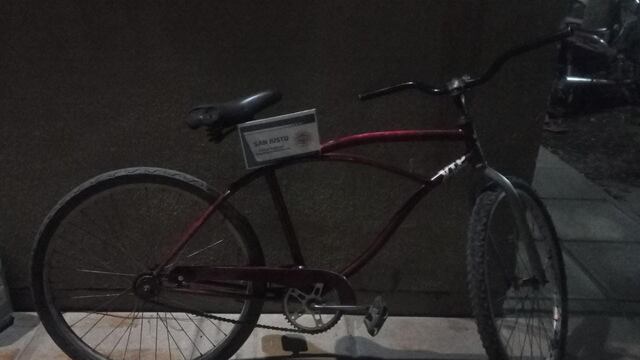 Bicicleta playera secuestrada en Arroyito