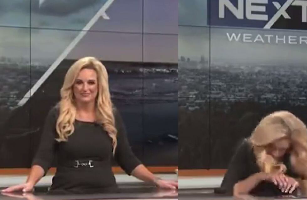Video: una meteoróloga se desmayó en vivo en la TV de EE.UU. y causó preocupación