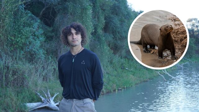 Mario Tarragó es el encargado del proyecto de reintroducción de la nutria gigante en El Impenetrable, Chaco.