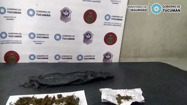 Detuvieron a un hombre que vendía drogas en la vía pública