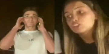 Julián Álvarez y Emilia Ferrero protagonizaron un desopilante momento en la noche de Navidad.