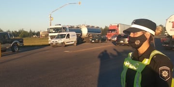 Paro de transportistas autoconvocados. (Foto: Rubén Lescano)