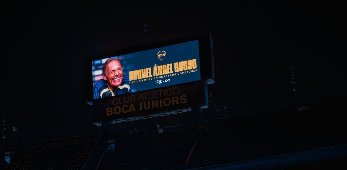Boca Juniors despide a Miguel Ángel Russo. (Prensa Boca).