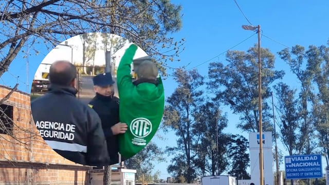 Continúa el conflicto con los trabajadores municipales de Gualeguaychú: la policía impidió el ingreso un dirigente de ATE