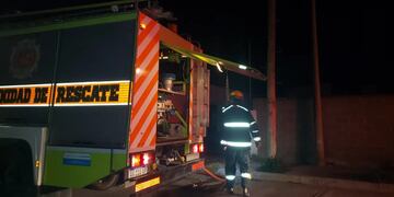Incendio en un domicilio