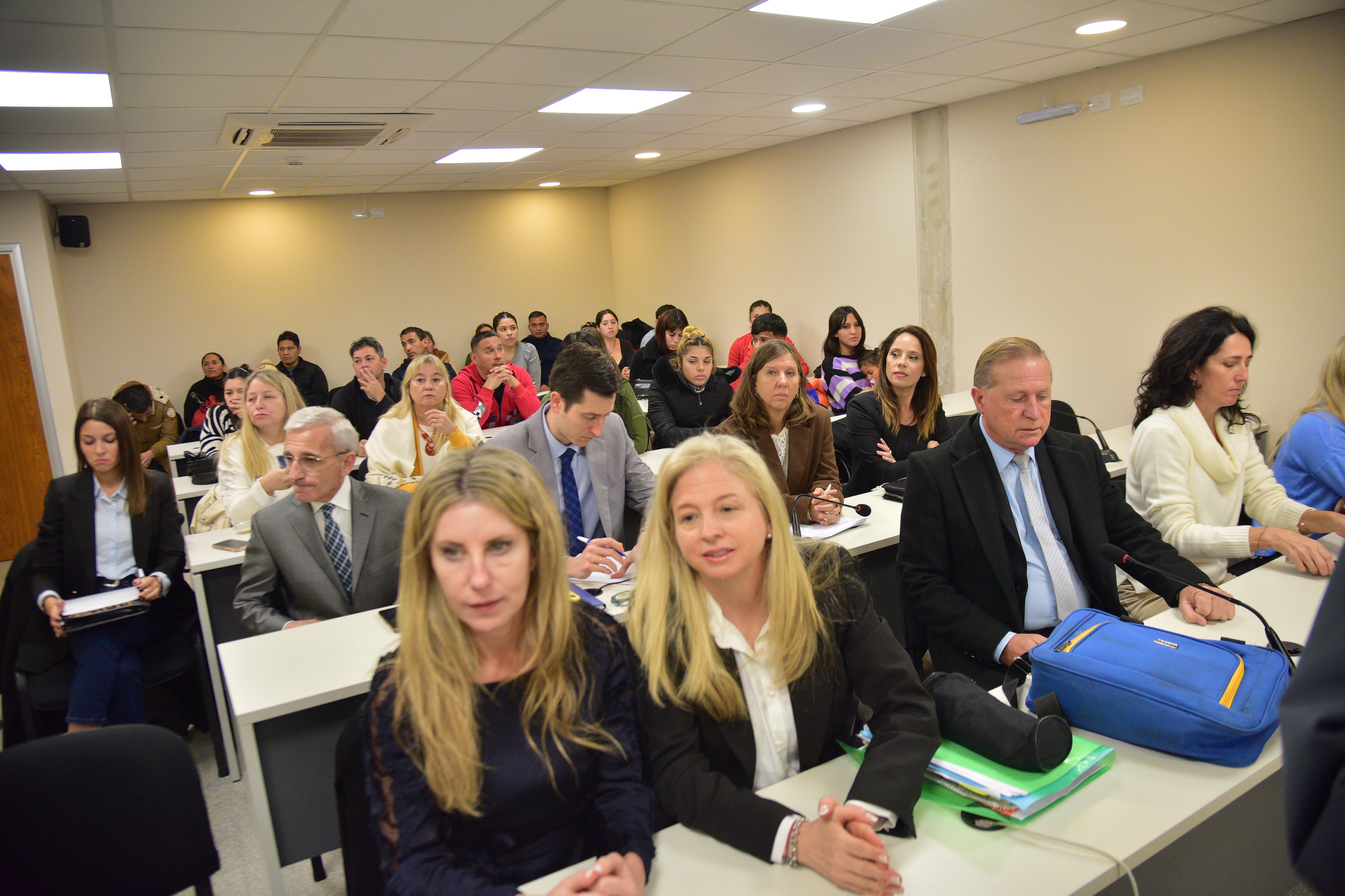 Lectura de sentencia del juicio del Neonatal. (Pedro Castillo / La Voz)