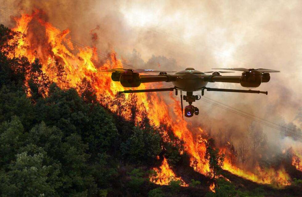 El rol de los drones en los incendios