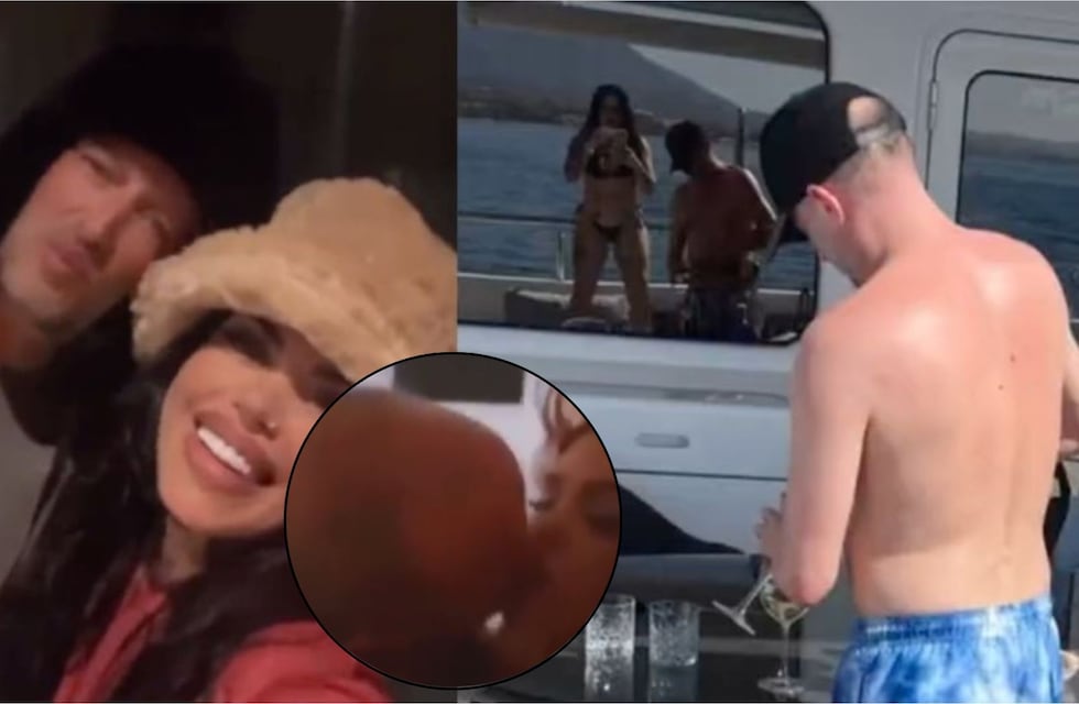 El video hot de Martín Insaurralde y Sofía Clerici a pura pasión en el yate del escándalo que después borraron