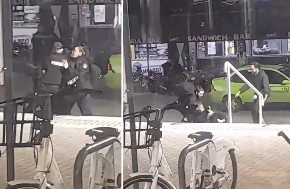 Insólito: policías rosarinos se pelearon a las piñas en la terminal de Santa Fe