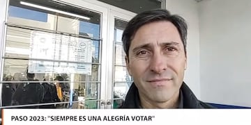 Elecciones PASO 2023: Martín Goerling emitió su voto en Posadas.