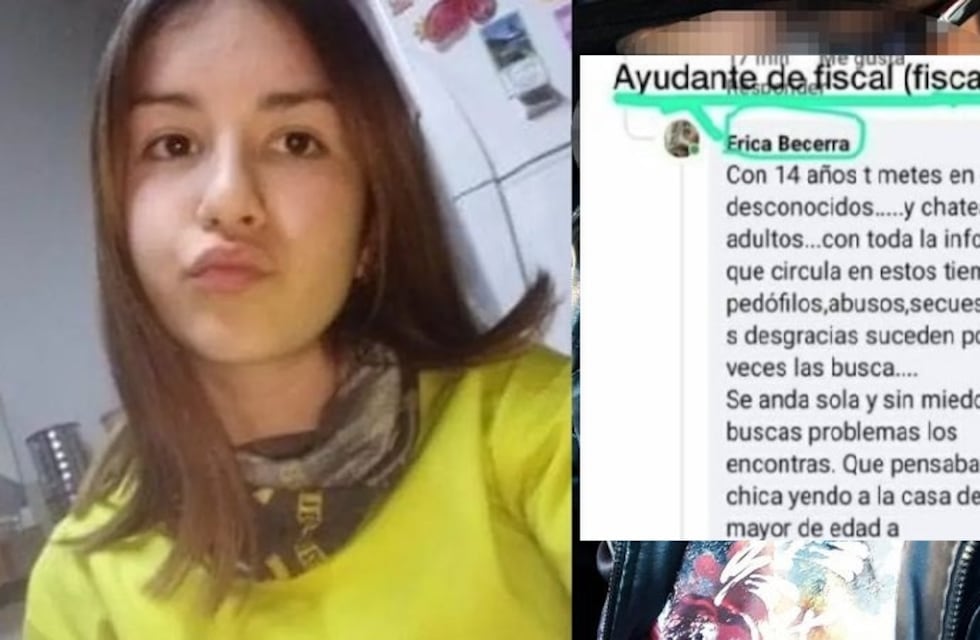 Inconcebible posteo de una ayudante fiscal donde los familiares de Florencia radicaron la denuncia
