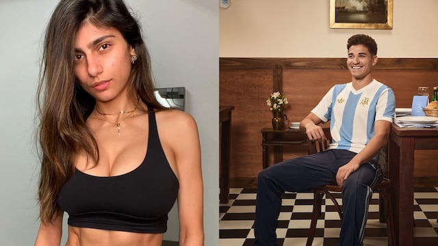 Julián Álvarez y Mia Khalifa hablaron sobre los rumores que los vincularon amorosamente.