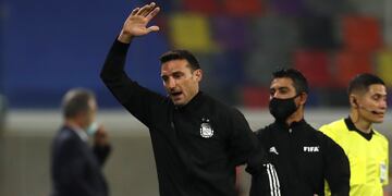 Lionel Scaloni habló en la previa del cruce ante Colombia.