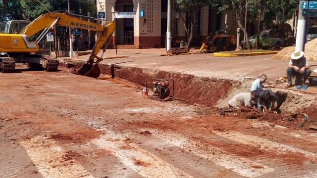 Por obras viales, se encuentra interrumpido el tránsito en Eldorado.