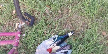 Se llevaba un fernet y lo atraparon