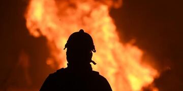 El incendio produjo daños materiales totales en la vivienda.