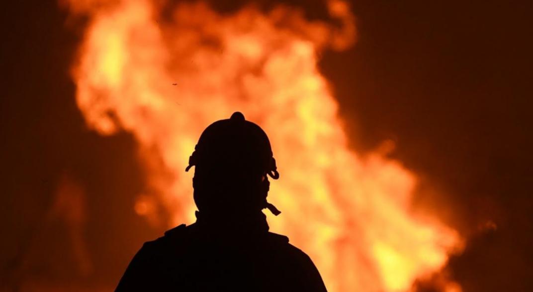 El incendio produjo daños materiales totales en la vivienda.
