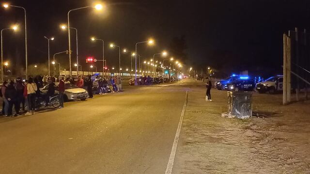 Festejos por la llegada de la Primavera, en la colectora de la ruta 34, en Rafaela
