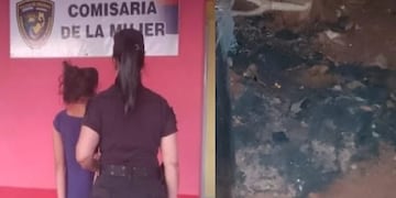Mujer provoca incendio en su vivienda y protagoniza enfrentamiento con la policía en Campo Viera.